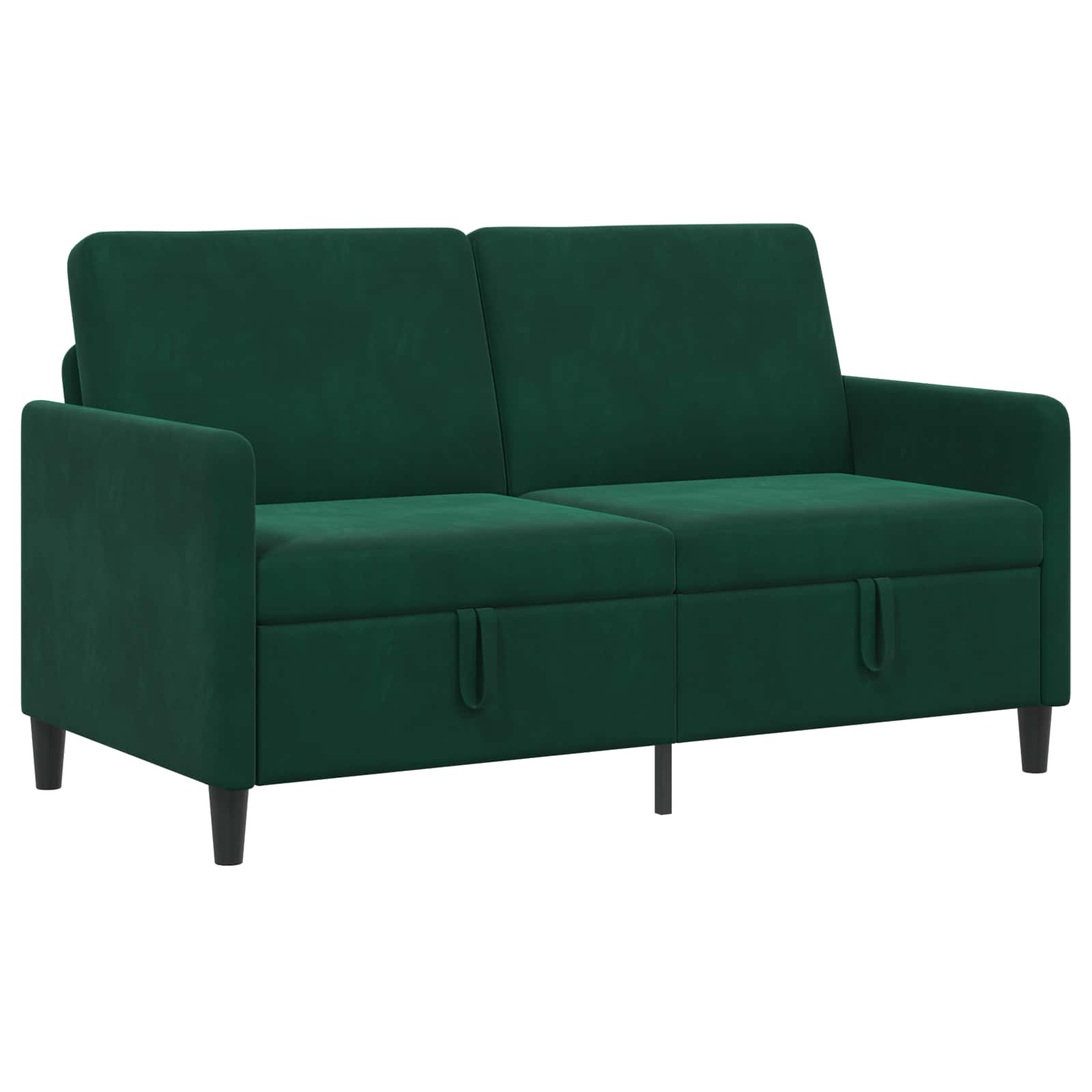 Soffa med förvaring Mörkgrön 152 x 78 x 87 cm Polyester
