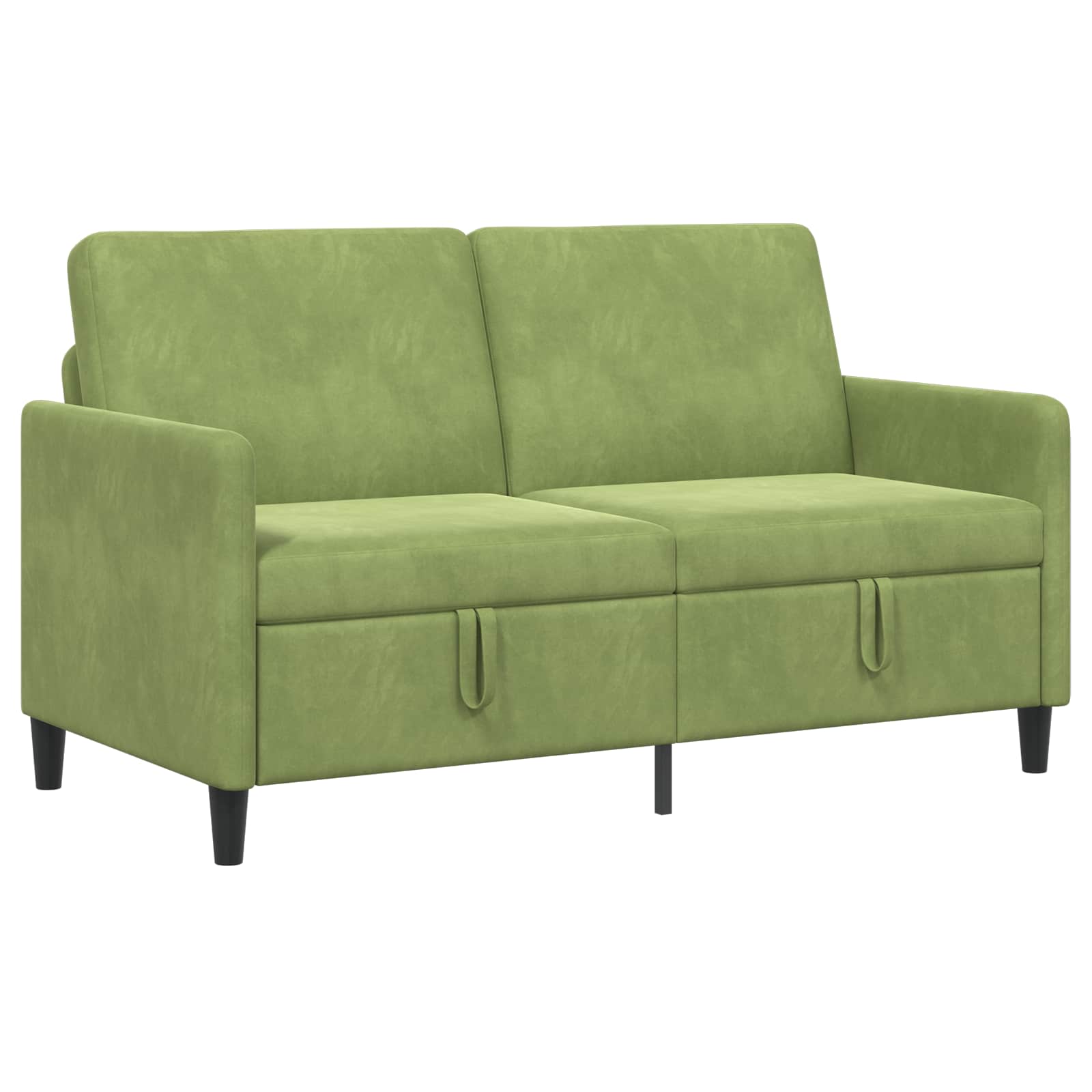 Soffa med förvaring Ljusgrön 152 x 78 x 87 cm Polyester
