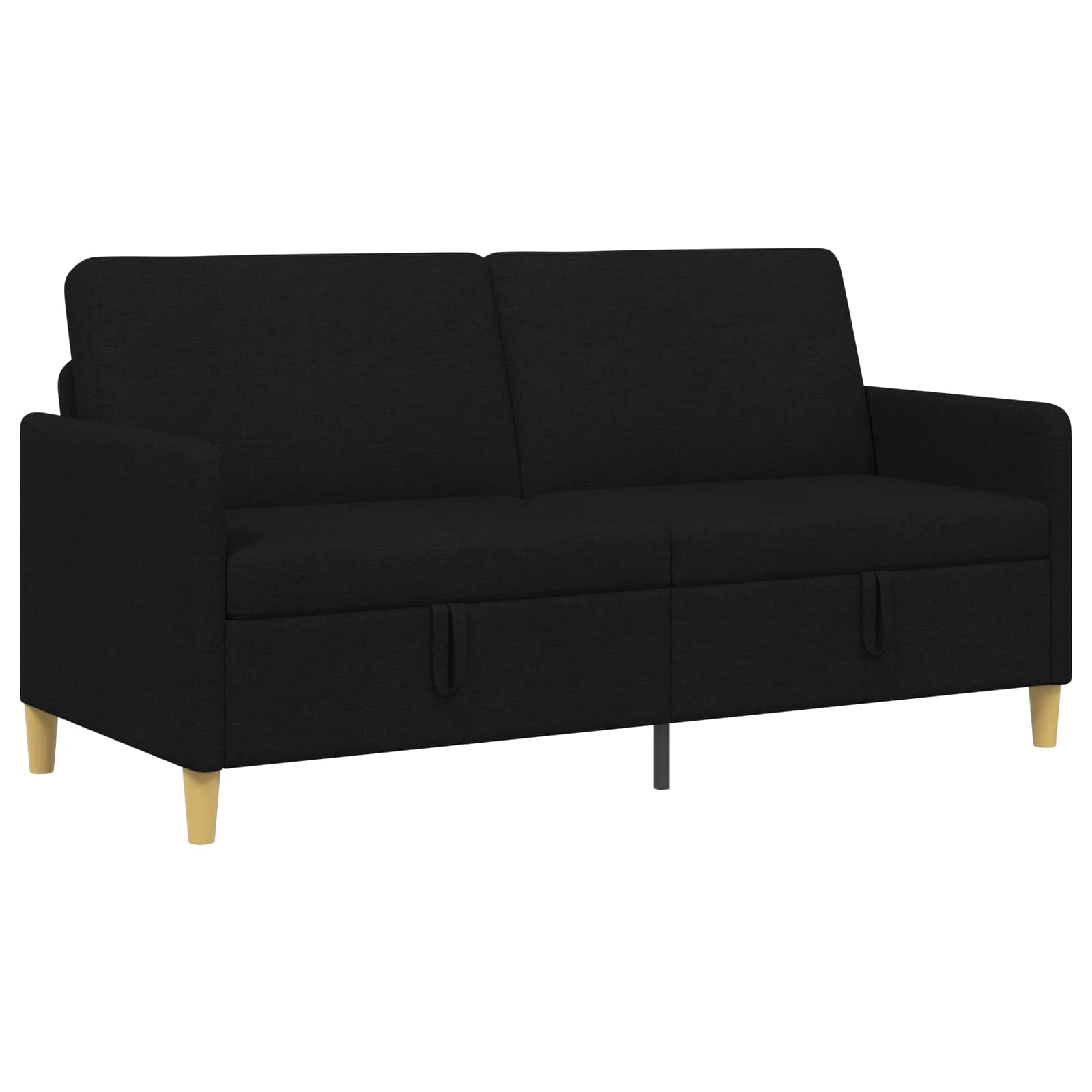 Soffa med förvaring Svart 172 x 78 x 87 cm Polyester