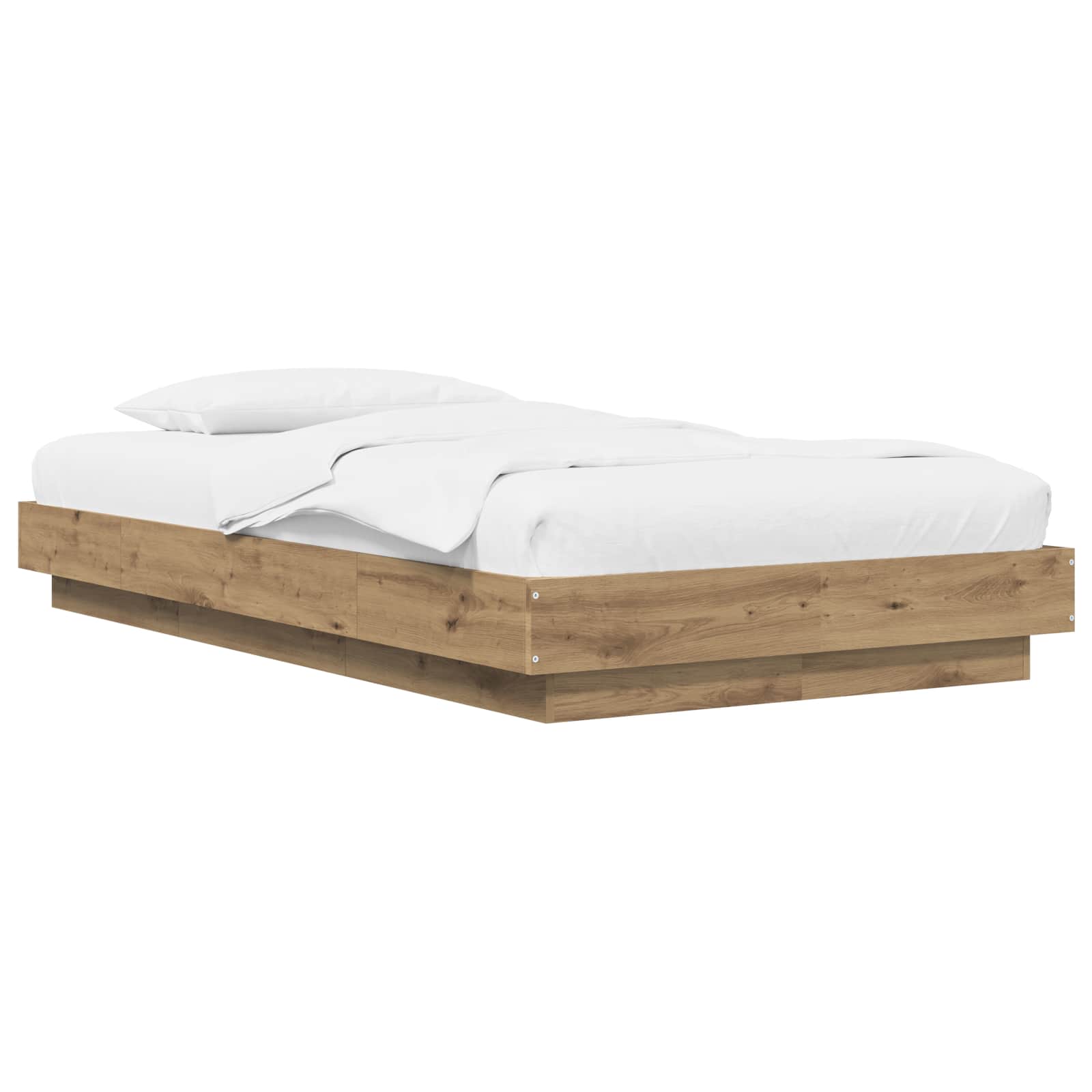 Golvsängsram Artisan-ek 80 x 210 cm Konstruerat trä