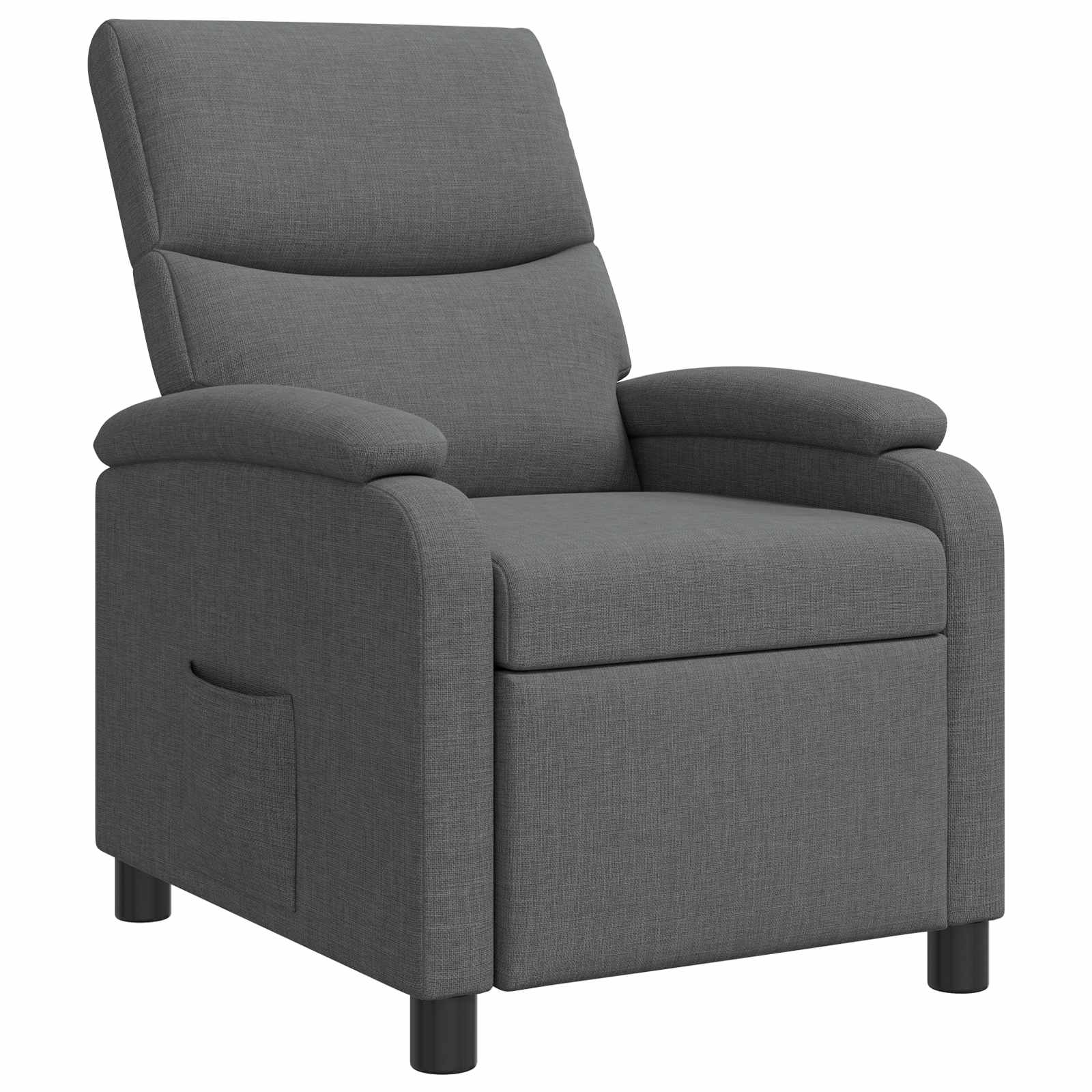 Recliner Mörkgrå Tyg