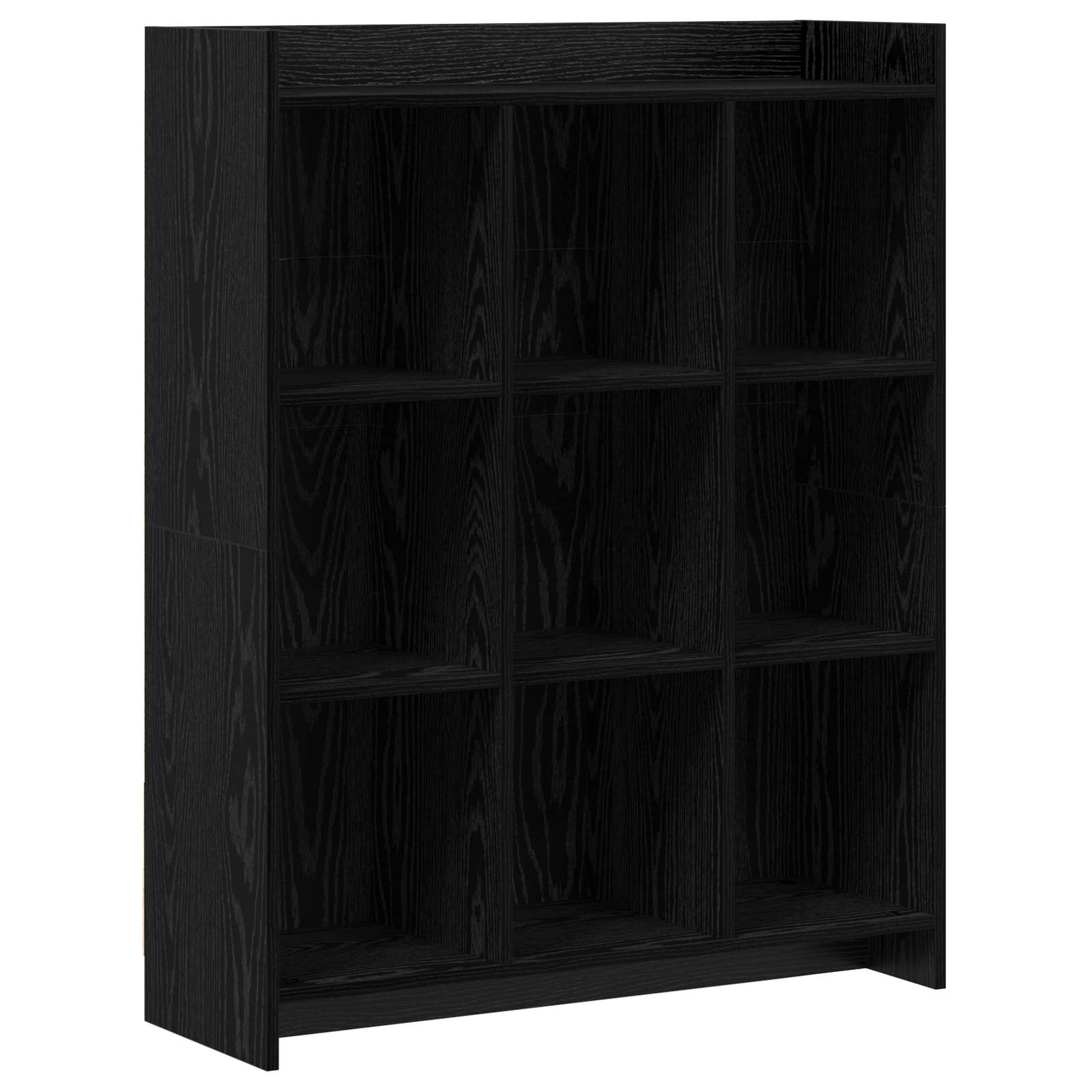 Bokhylla Svart ek 87,5 x 30 x 111 cm Konstruerat trä