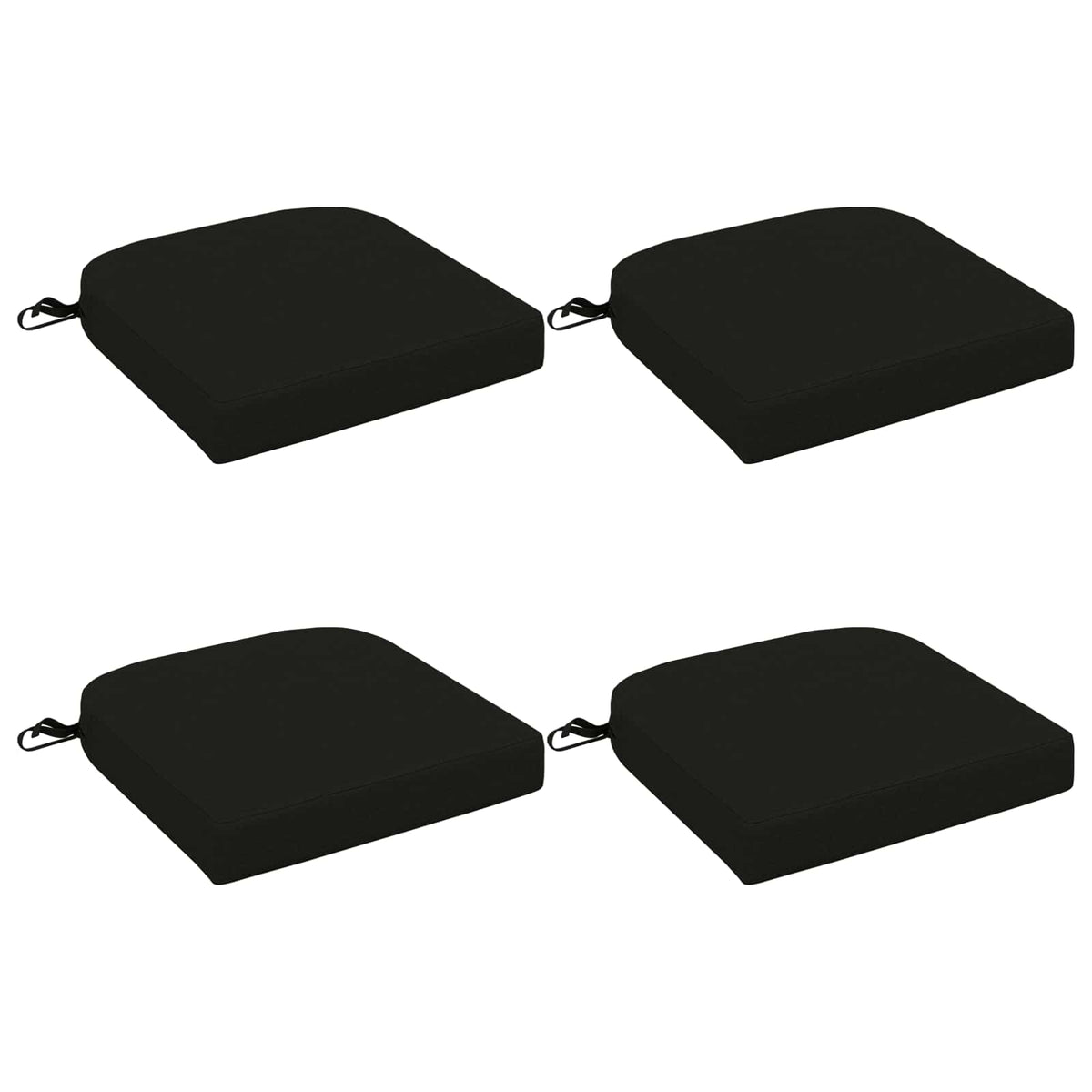 4-delade Sittkuddar SOEST 4 st 100% Polyester Svart