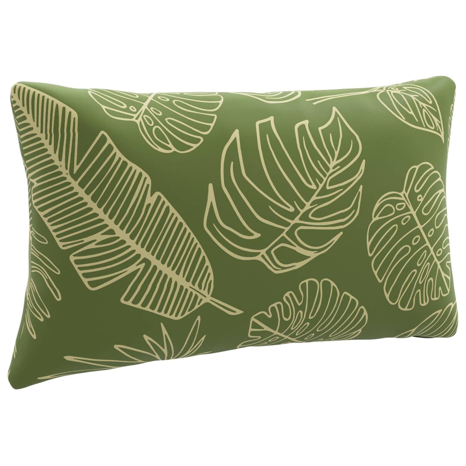 1-delad ryggkudde PUTTEN 100% Polyester Bladdesign