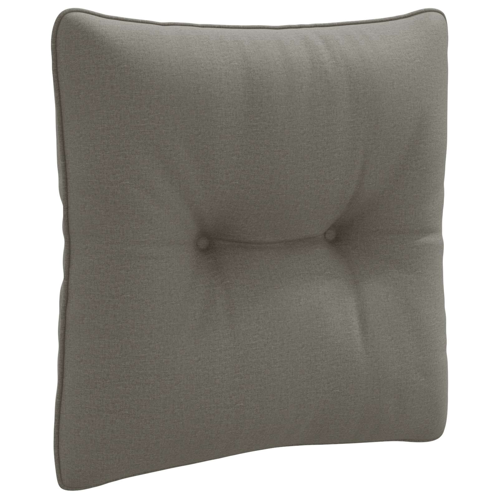 Ryggkudde PUTTEN 100% Polyester Grå 40 x 40 x 10 cm