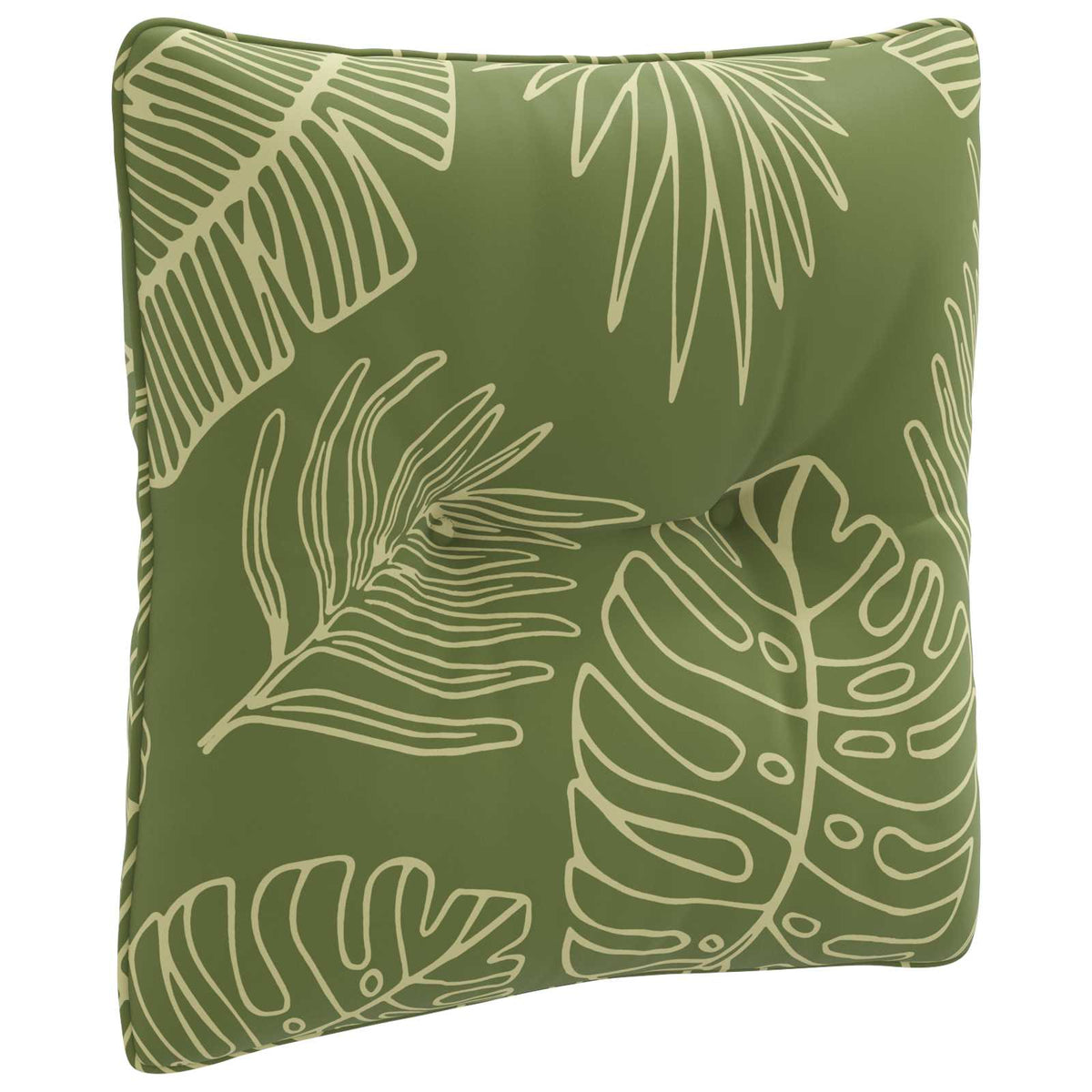 Ryggkudde PUTTEN 100% Polyester Bladdesign 40 x 40 x 10 cm