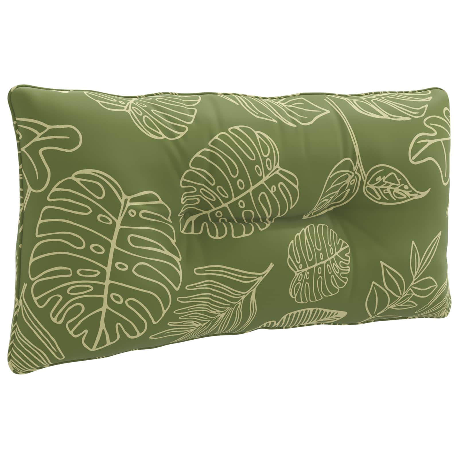 Ryggkudde PUTTEN 100% Polyester Bladdesign 70 x 40 x 10 cm