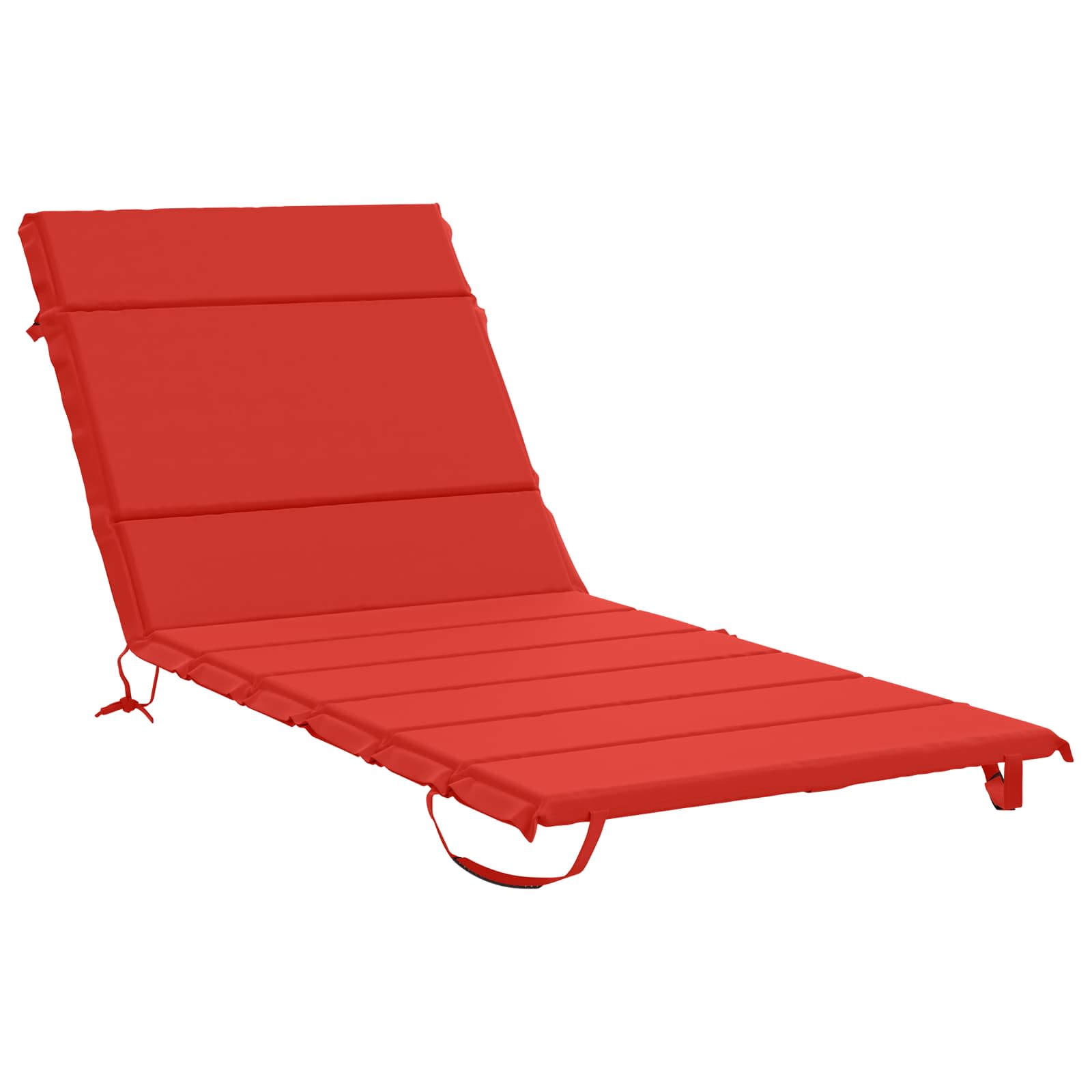 Solstol Kudde GEMERT 100% Polyester Röd 200 x 80 x 3 cm