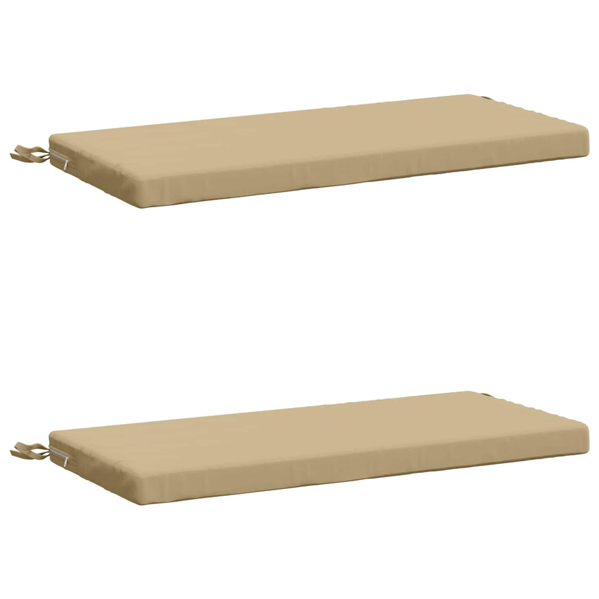 2-delade Bänk Kuddar SOEST 2 st 100% Polyester Beige