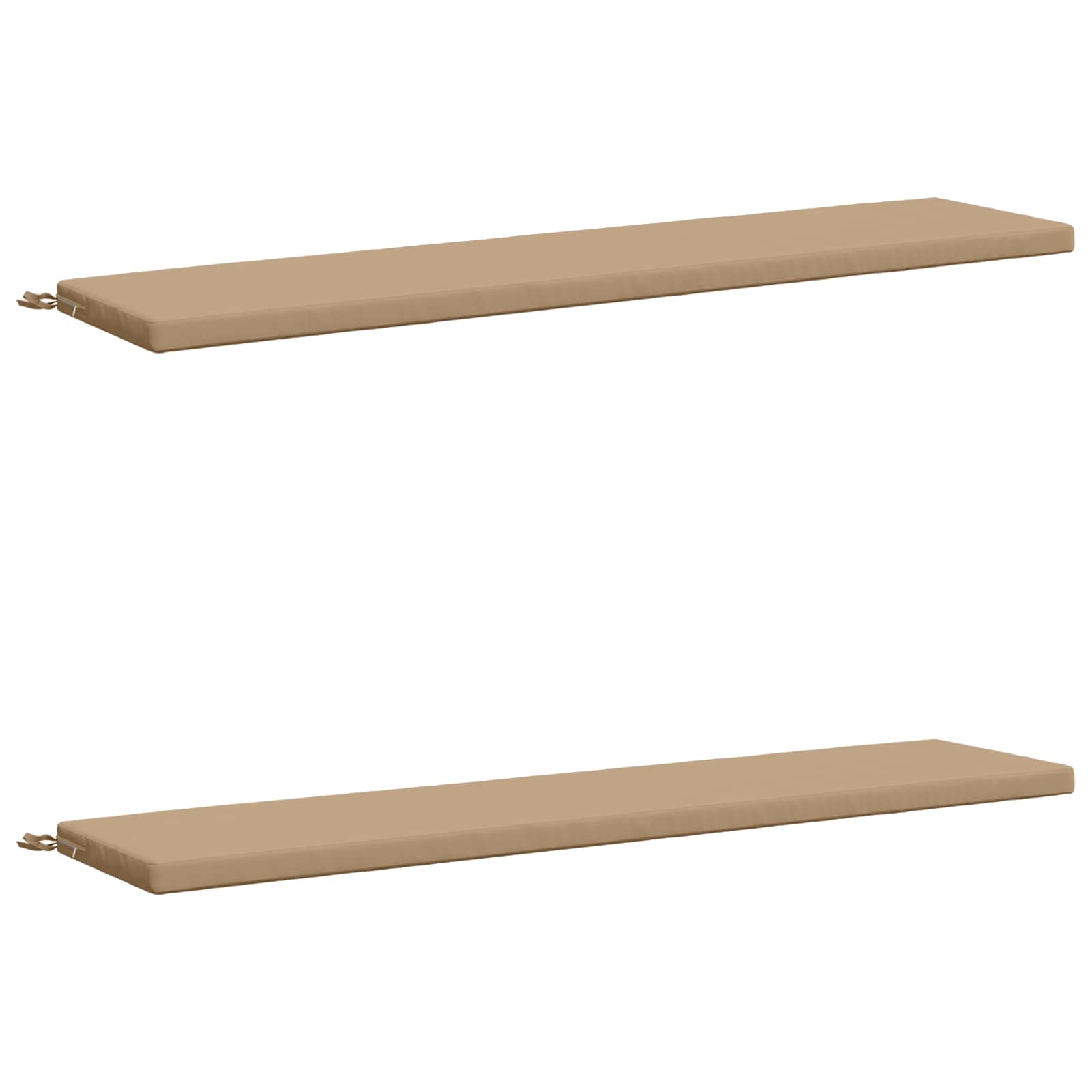 2-delade Bänk Kuddar SOEST 2 st 100% Polyester Sand
