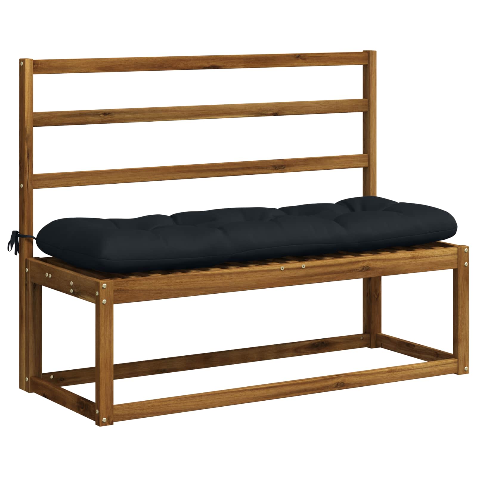 Bänk kudde VIANEN 100% Polyester Mörkblå 100 x 40 x 12 cm