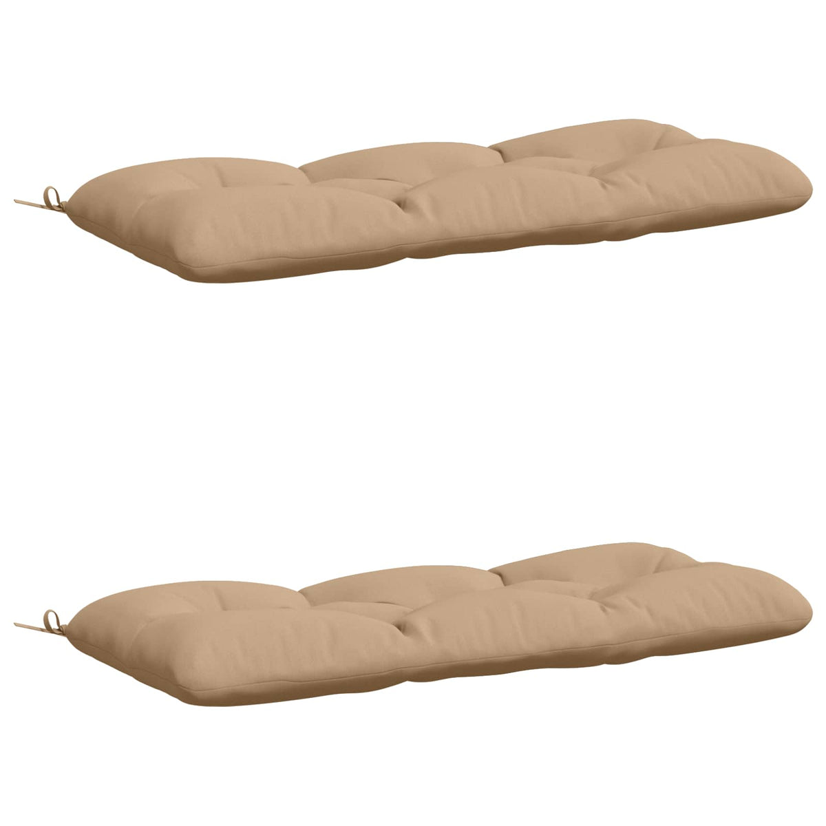 2-delade Bänk Kuddar VIANEN 100% Polyester Sand