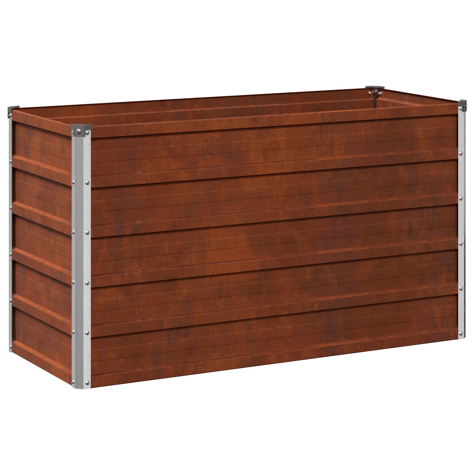 Höjd Trädgårdsbädd Rostig 100 x 40 x 55 cm corton