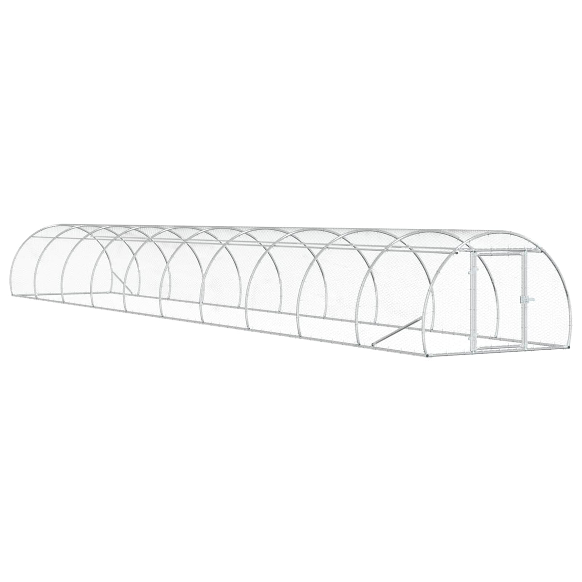 Hönsgård Silver 1000 x 150 x 100 cm Galvaniserat stål
