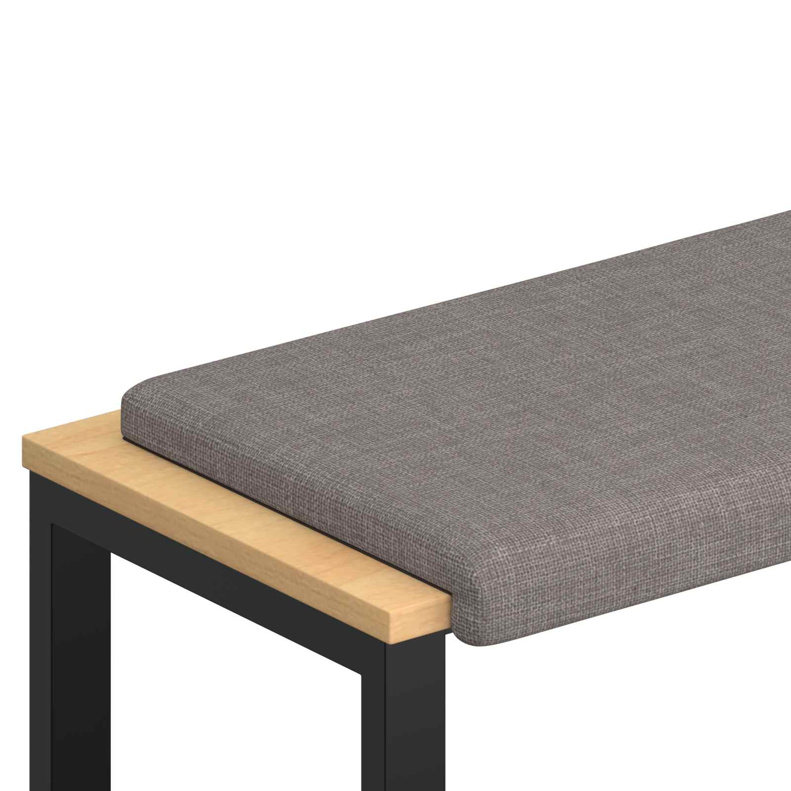 Bänk kudde Tyg Taupe Djup 35 cm
