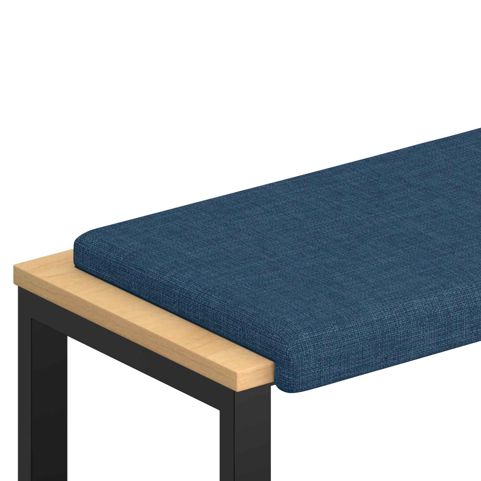 Bänk kudde Tyg Blå Djup 35 cm