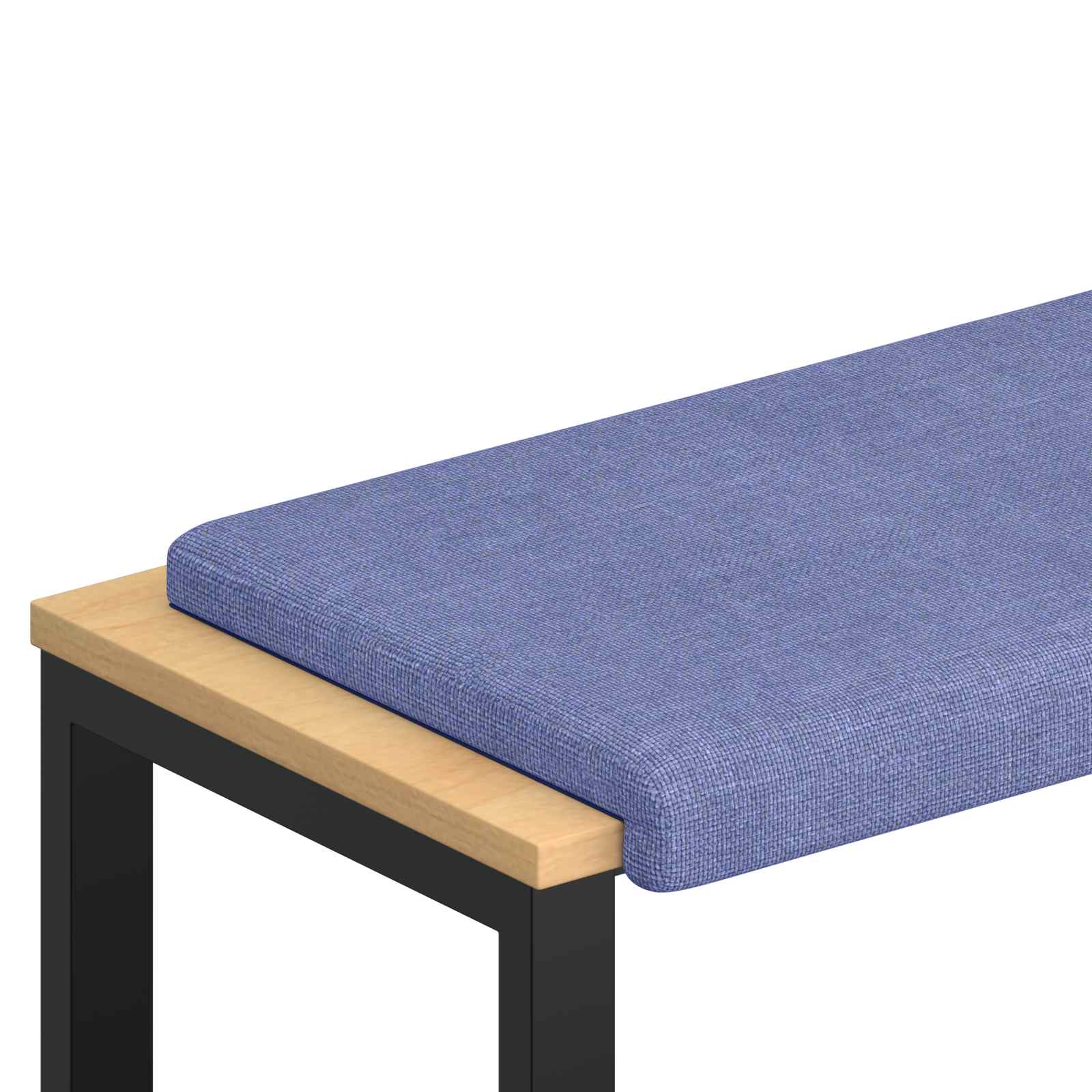 Bänk kudde Tyg Jeansblå Djup 35 cm