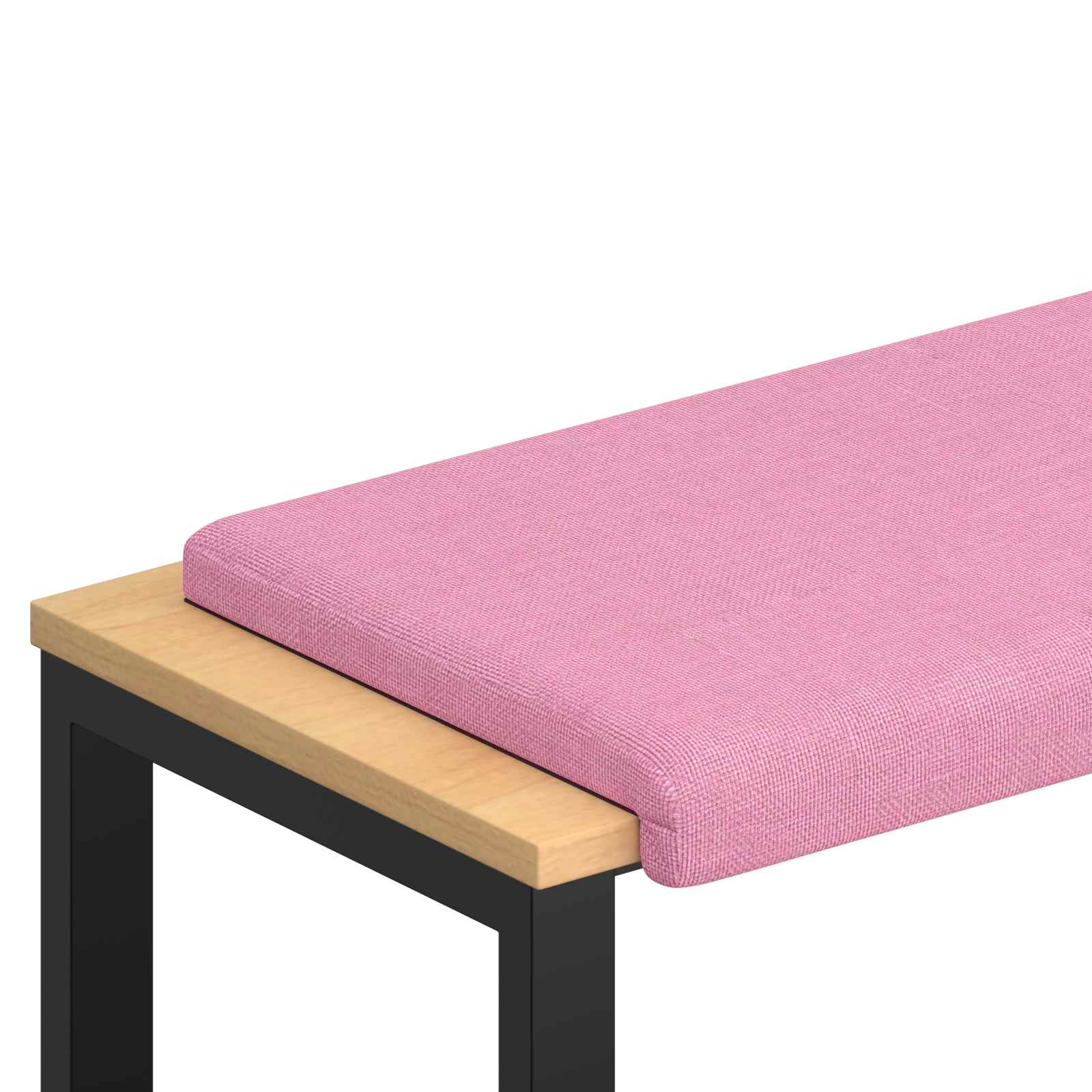 Bänk kudde Tyg Rosa Djup 35 cm