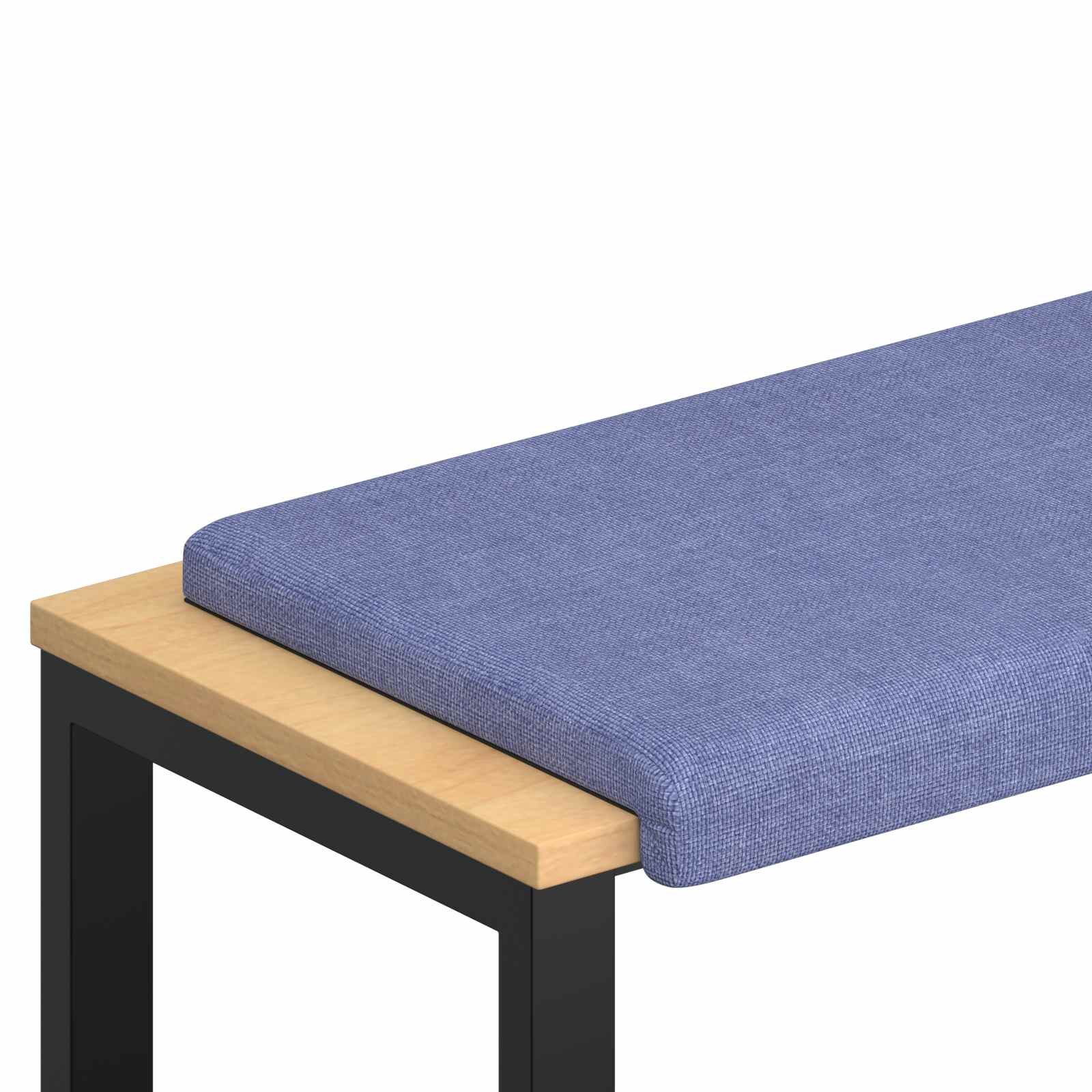 Bänk kudde Tyg Jeansblå Djup 35 cm