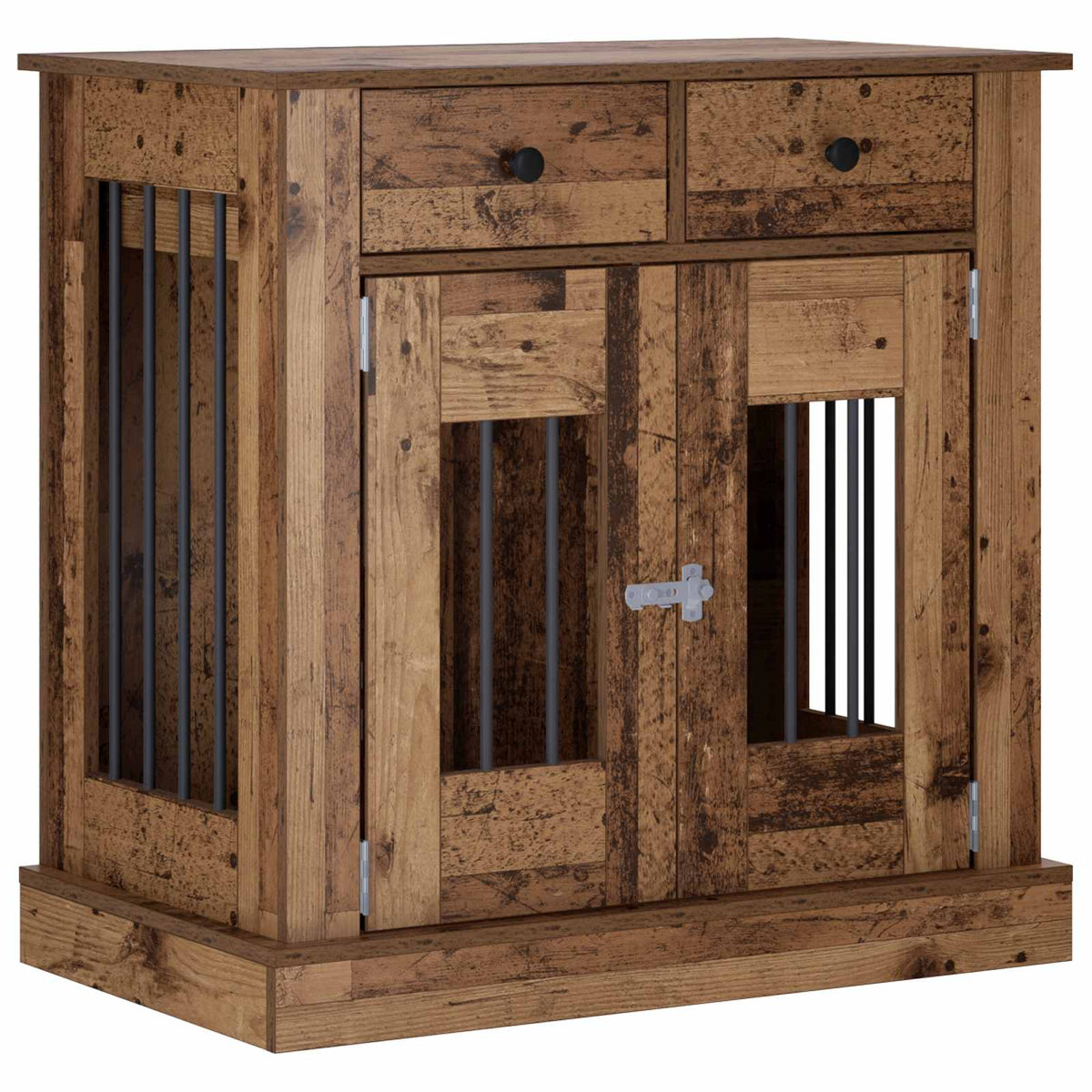 Hundbur möbel Gammalt trä 80 x 47,5 x 80 cm Konstruerat trä
