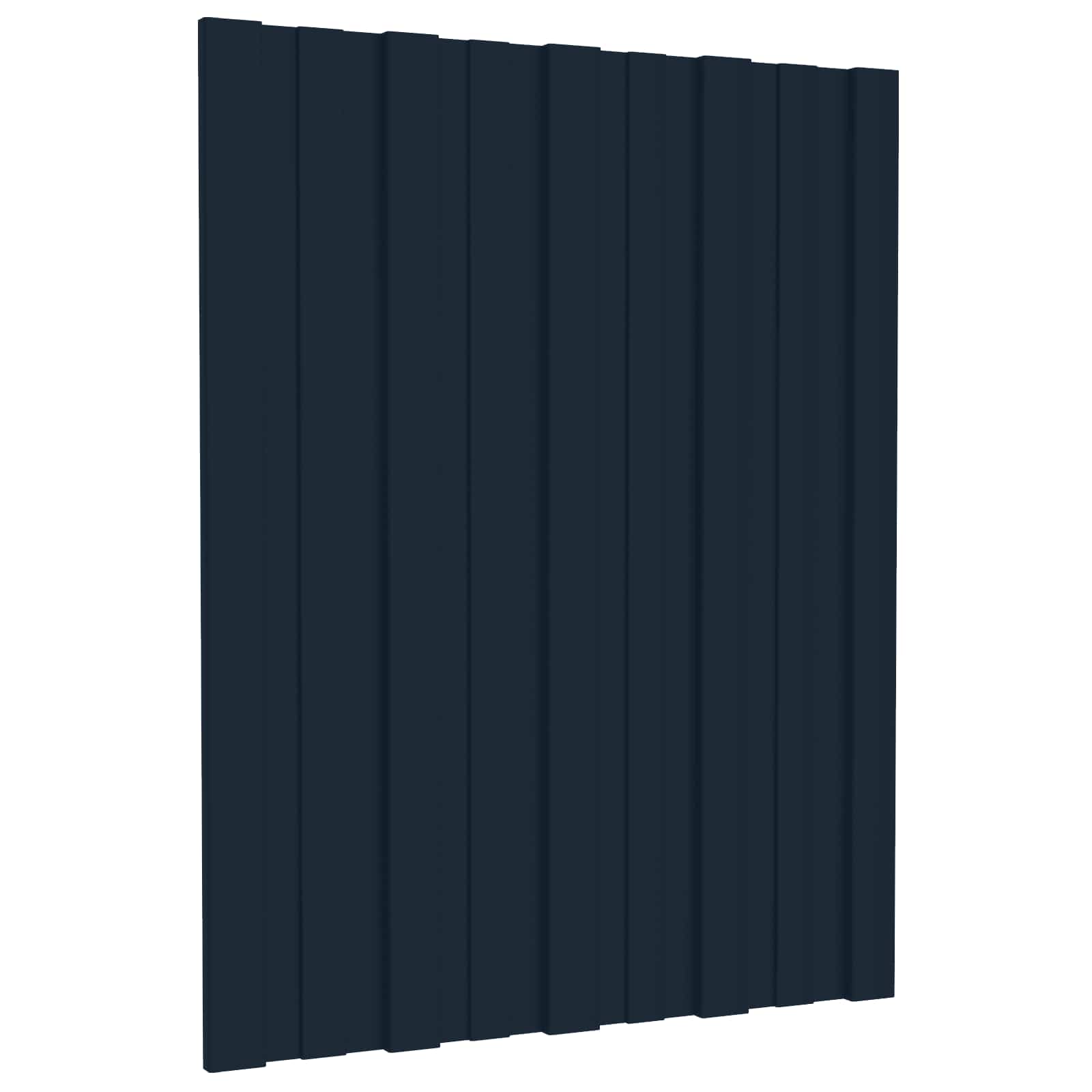 Takpanel 36 st Antracit 60 x 45 cm Galvaniserat stål