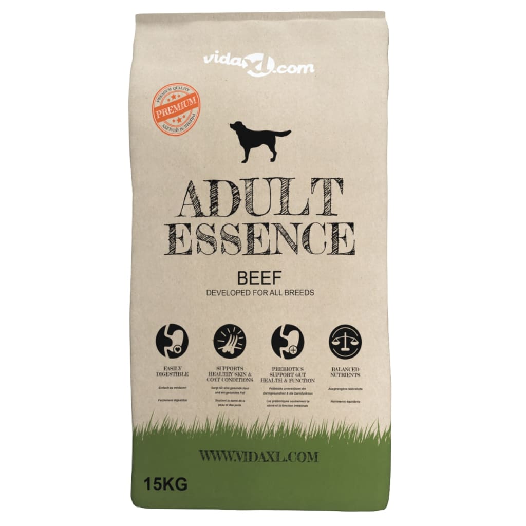 Premium Hundmat torr Adult Essence Beef 15 kg