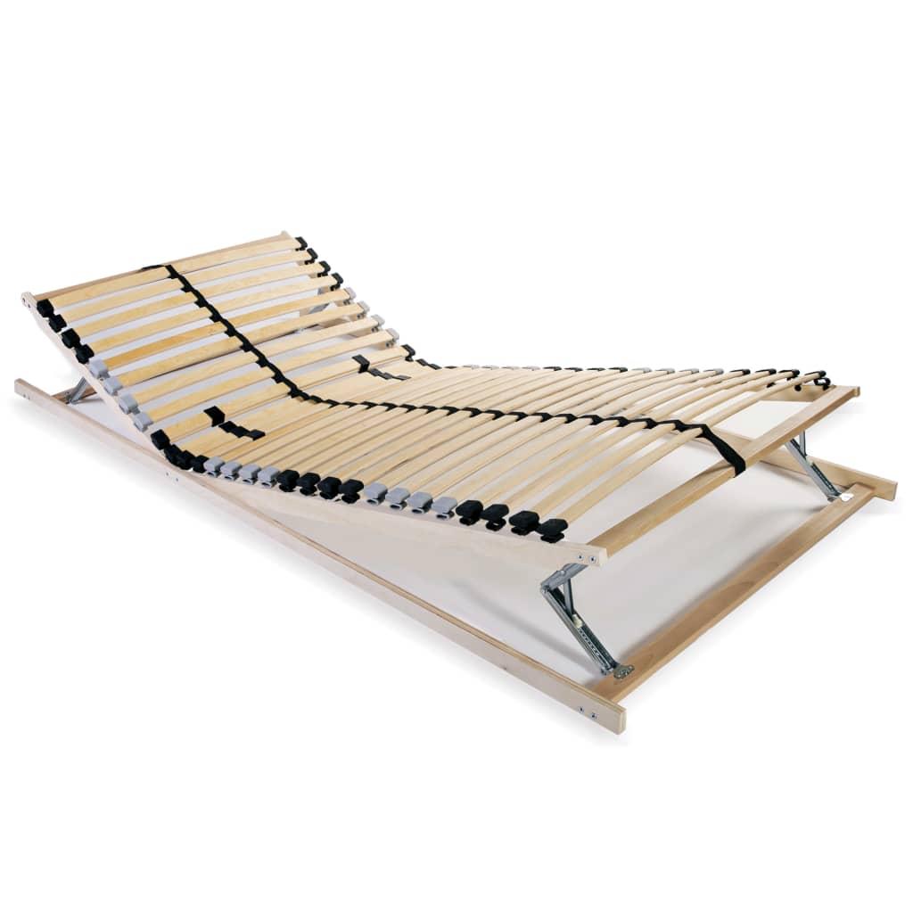 Ribbotten utan madrass med 28 ribbor 7 zoner 90x200 cm