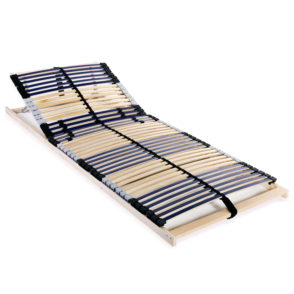 Ribbotten utan madrass med 42 ribbor 7 zoner 80x200 cm
