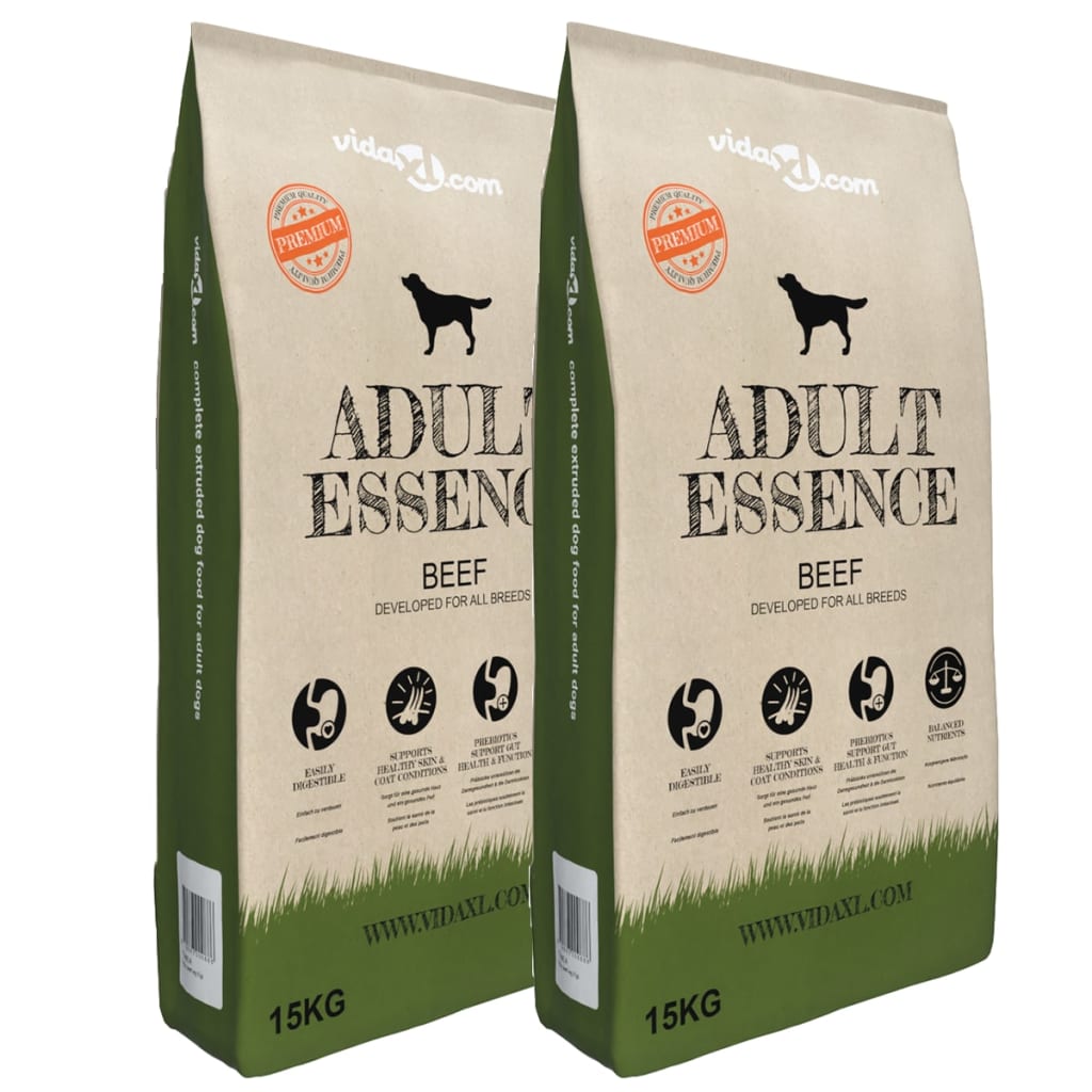 Premium hundmat torr Adult Essence Beef 2 st 30 kg