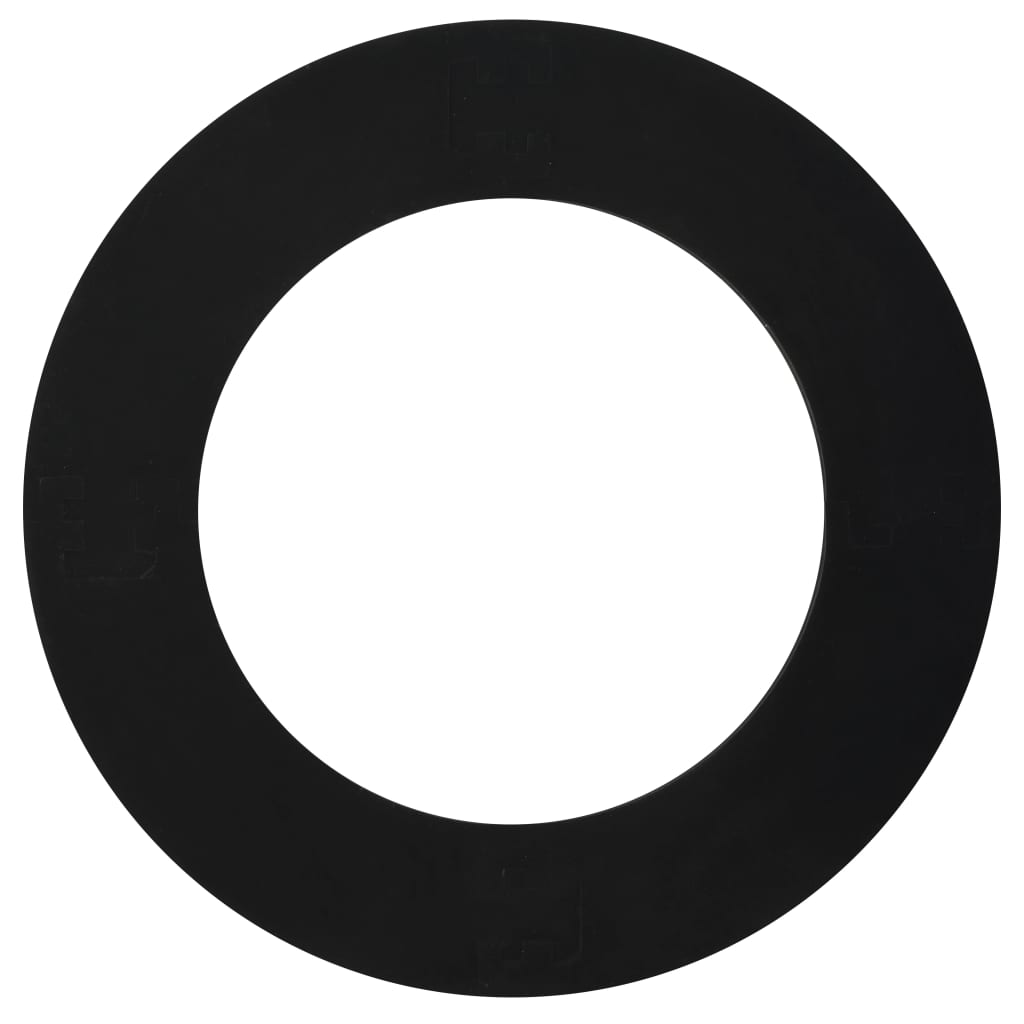 Professionell darttavla sisal med 6 pilar och väggskydd