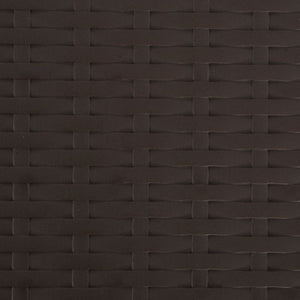 Hopfällbara trädgårdsstolar 4 st konstrotting HDPE & stål brun