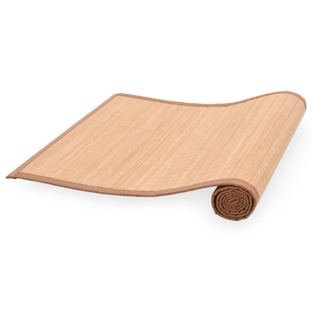 Yogamatta i bambu 60x180 cm brun