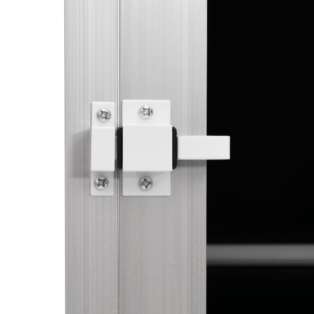 Hundbur med dubbel dörr 89x69x50 cm