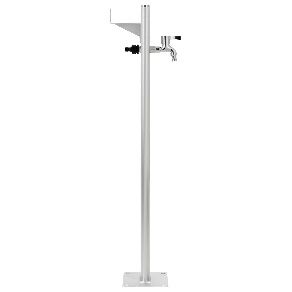 Vattenpost för trädgården 95 cm aluminium