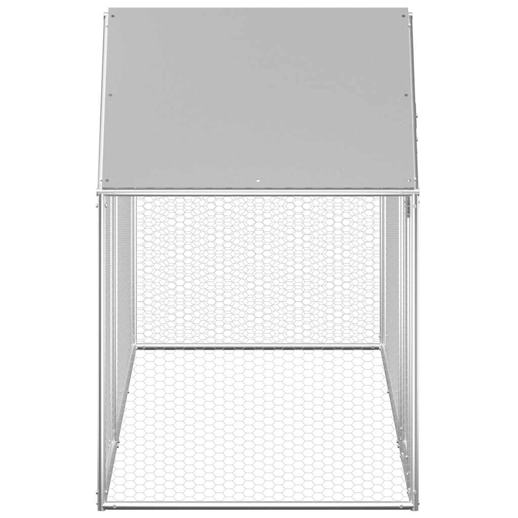 Hönsbur 3x1x1,5 m galvaniserat stål