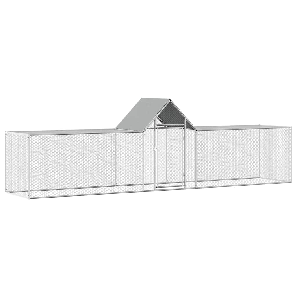 Hönsbur 5x1x1,5 m galvaniserat stål