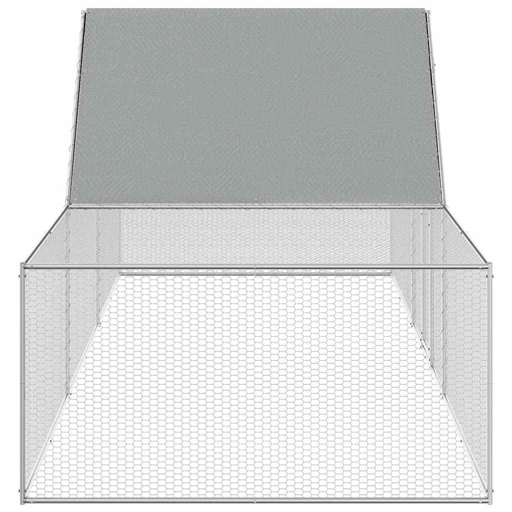 Hönsbur 5x1x1,5 m galvaniserat stål