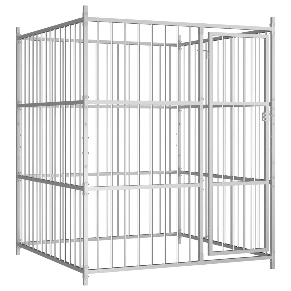 Hundgård för utomhusbruk 150x150x185 cm