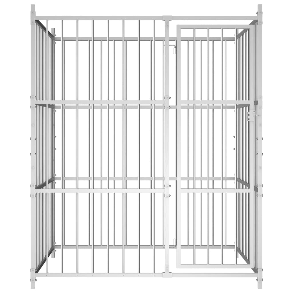 Hundgård för utomhusbruk 150x150x185 cm
