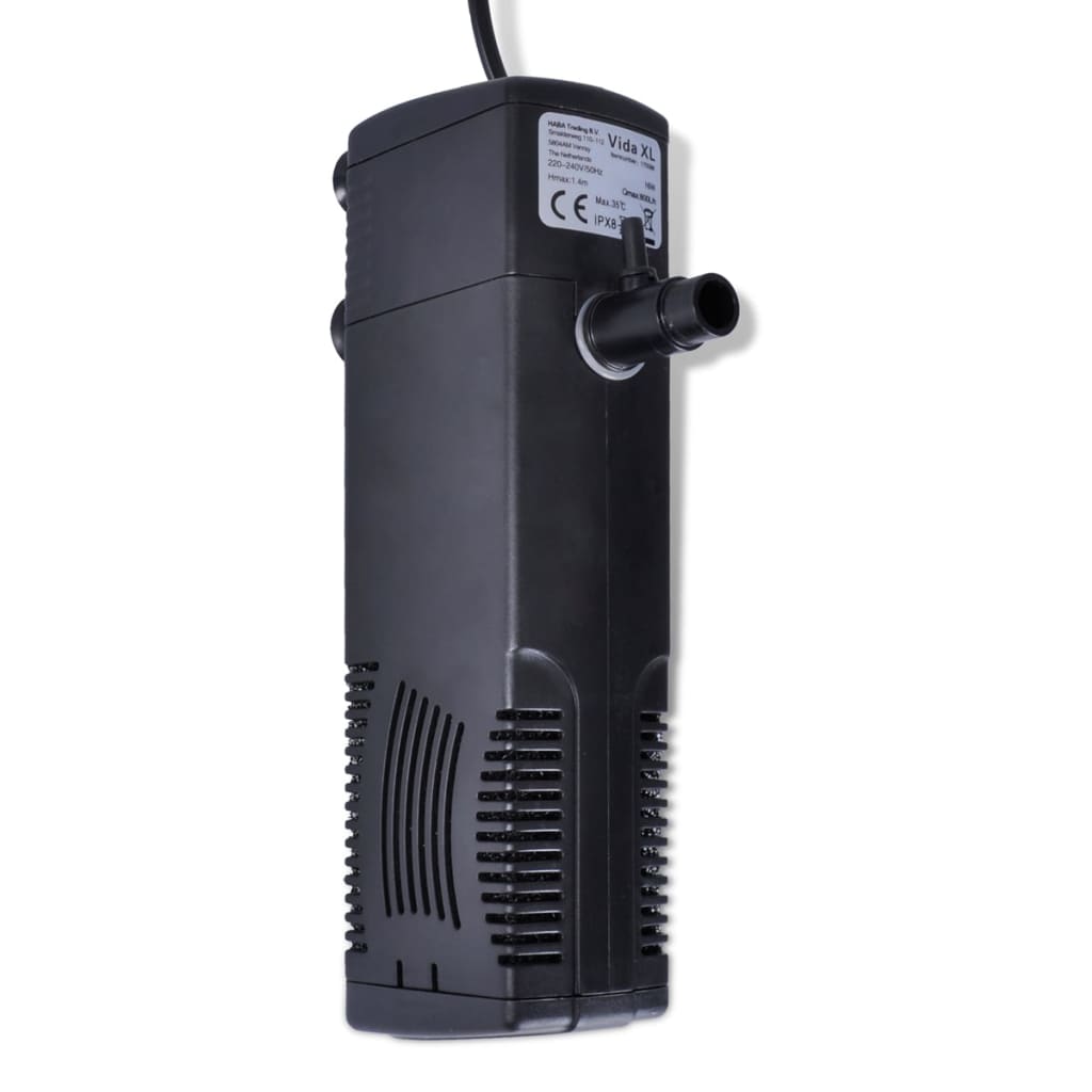 Filterpump för akvarier 800L/tim aktivt kol