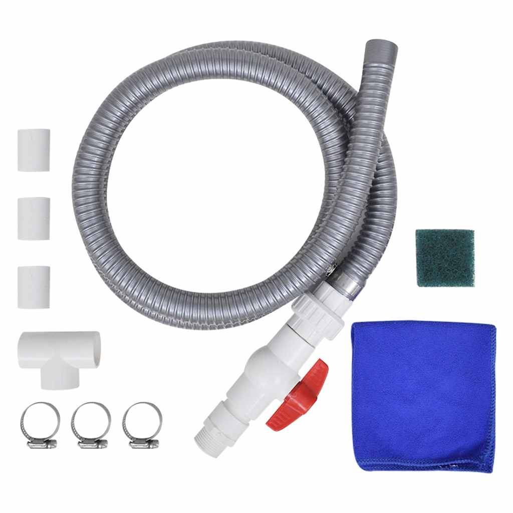 Poolfontän trädgårdsvattenfall i rostfritt stål 45 x 30 x 60 cm