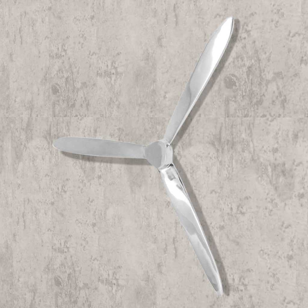 Väggmonterad propeller aluminium silver 70 cm