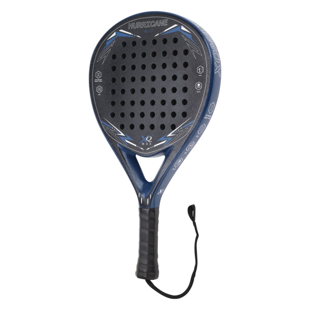 XQ Max Padelracket Hurricane blå och svart