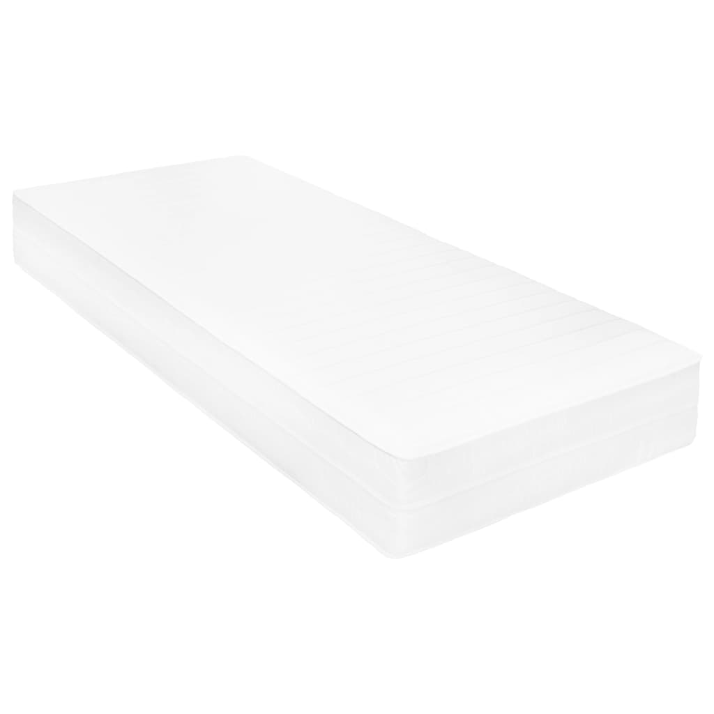 Madrass 120x200 cm viskoelastiskt minnesskum 18 cm H2