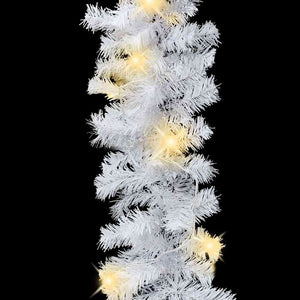 Julgirlang med LED-lampor 5 m vit