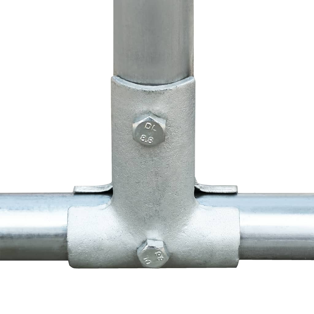 Hönsbur för utomhusbruk 2,75x2x1,92 m galvaniserat stål