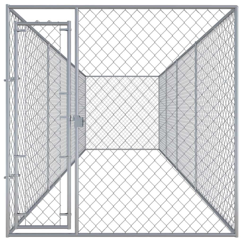 Hundkennel för utomhusbruk 760x192x185 cm