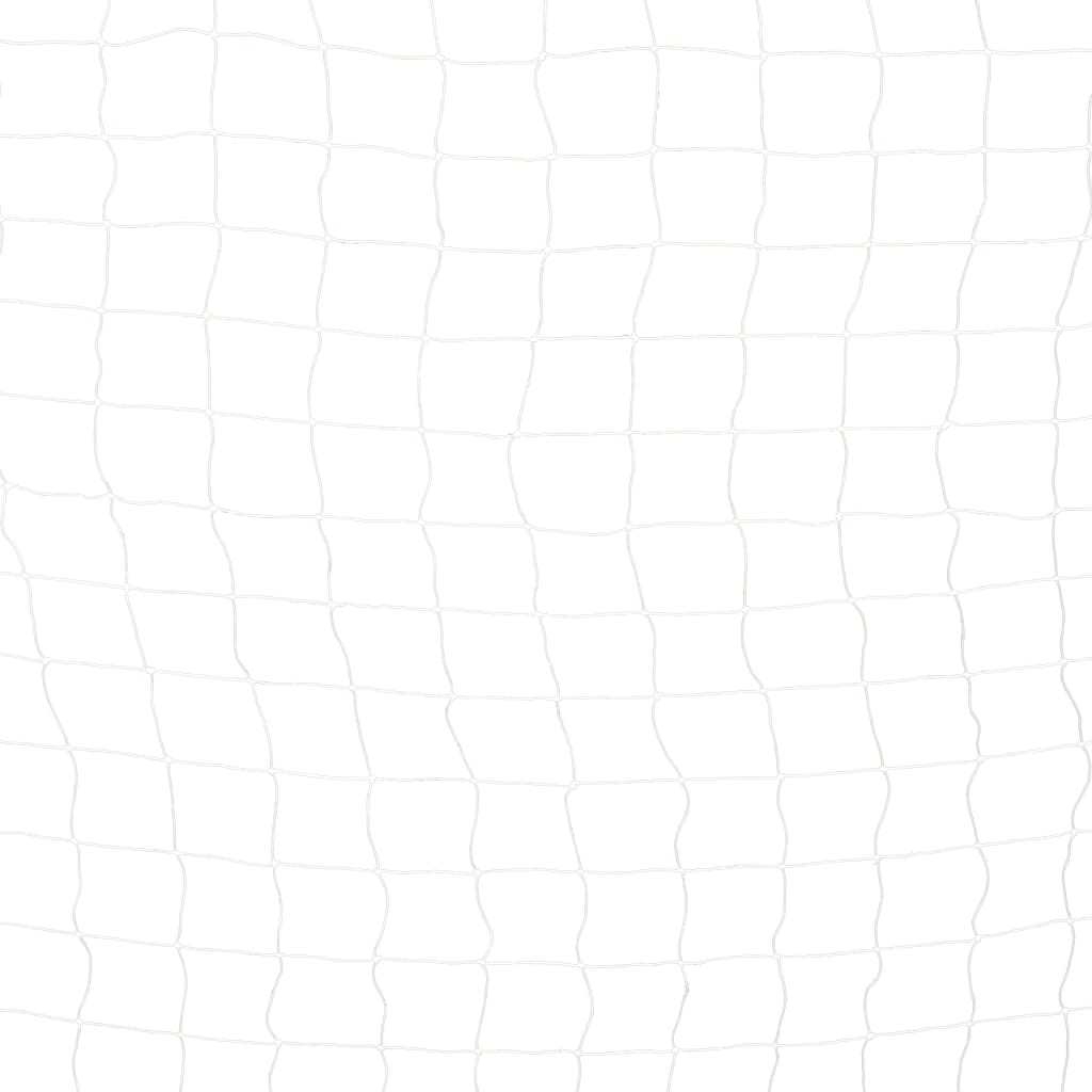 Fotbollsmål 300x200x90 cm metall svart och vit