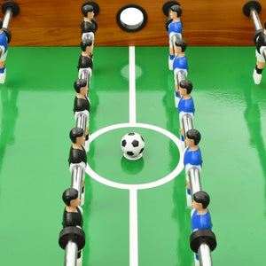 Fotbollsbord hopfällbart 121x61x80 cm ljusbrun