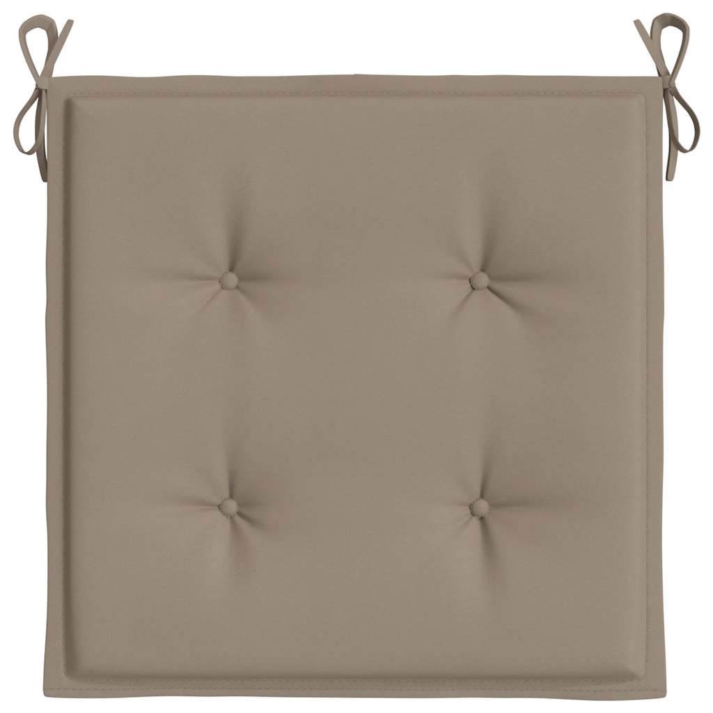 Stolsdynor 2 st taupe 50x50x4 cm oxfordtyg